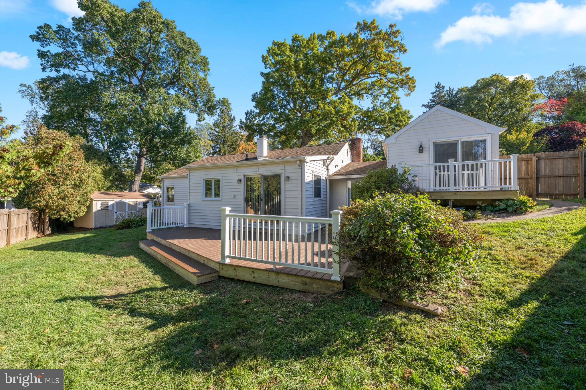 359 Valley-View Road King of Prussia, PA 19406 - Photo 11 of 51 Charming home with lush greenery and deck.