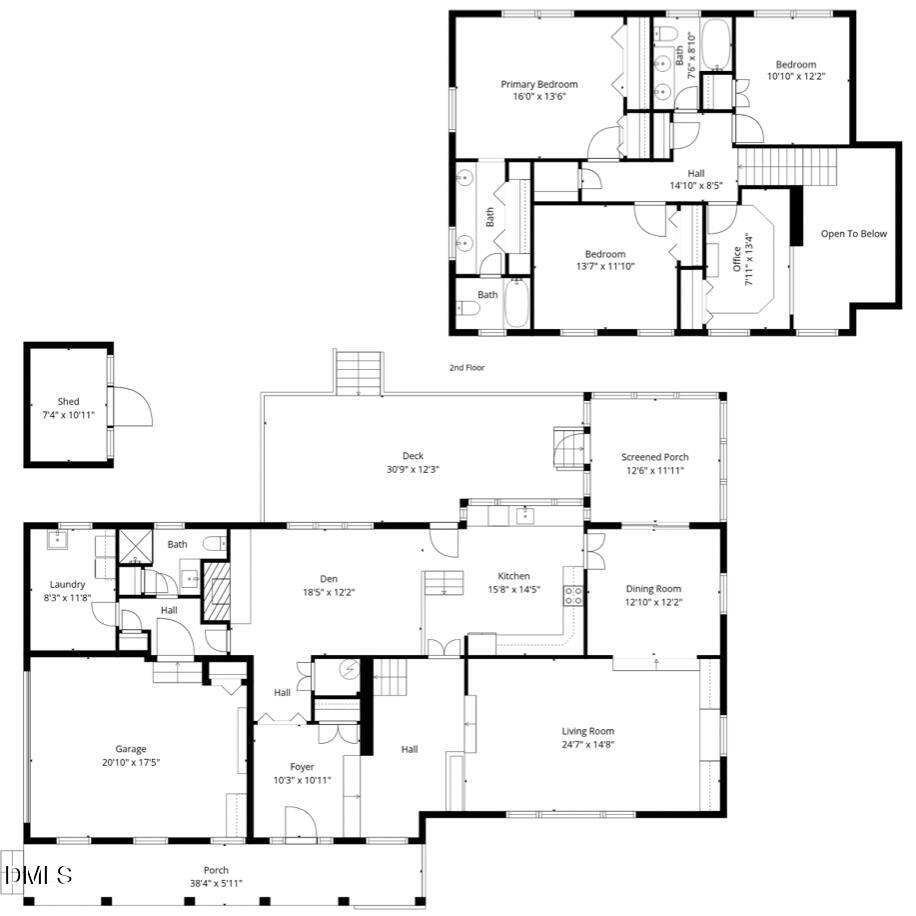 2734 Spencer Street Durham, NC 27705 - Photo 61 of 61 Floor plan