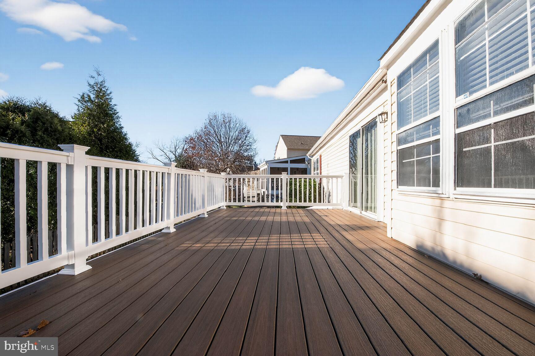 14 Braxton Drive Sterling, VA 20165 - Photo 24 of 28 a view of porch with wooden floor and fence