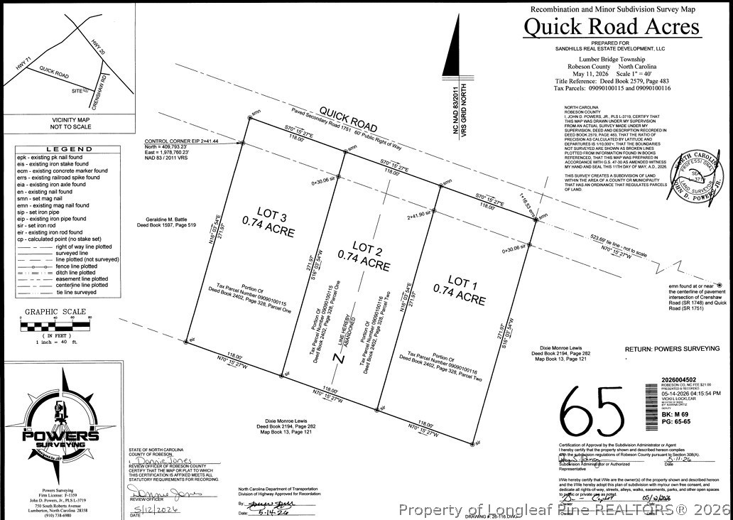 Tbd Quick Road Lumber Bridge, NC 28357 - Photo 2 of 14