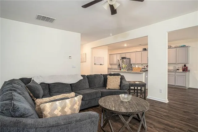 a bedroom with a bed and a cabinets