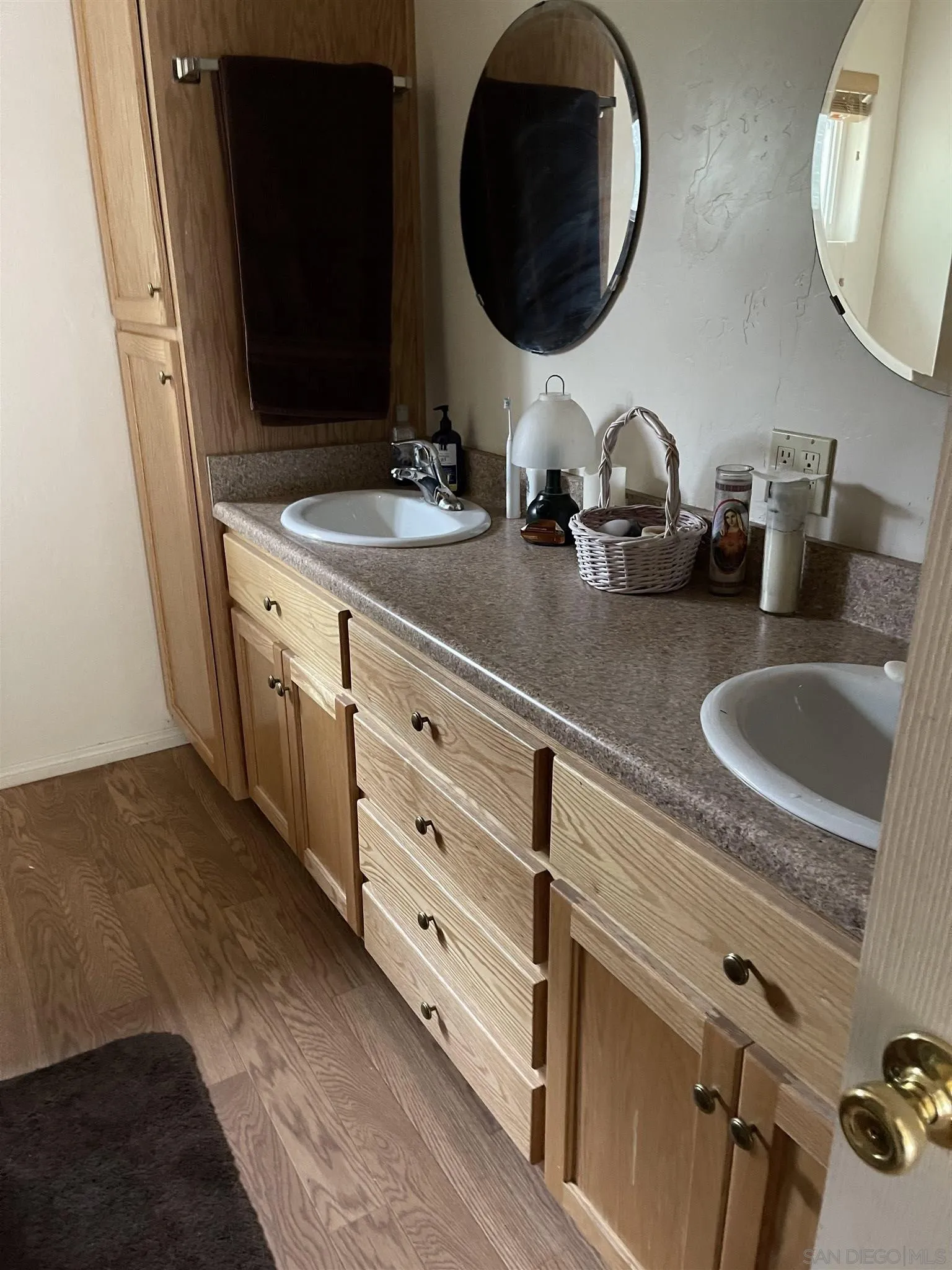 5885 Grandview Road Julian, CA 92036 - Photo 6 of 12 a bathroom with a sink and a mirror