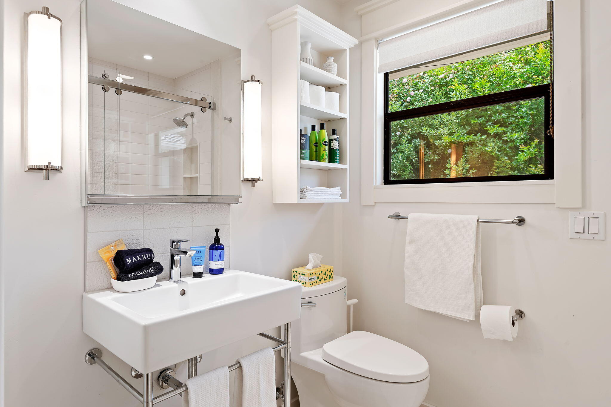 0 Still Meadow Road Solvang, CA 93463 - Photo 26 of 57 a bathroom with a sink toilet a mirror and shower