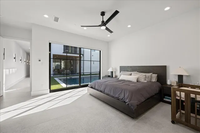 a bathroom with a double vanity sink and mirror