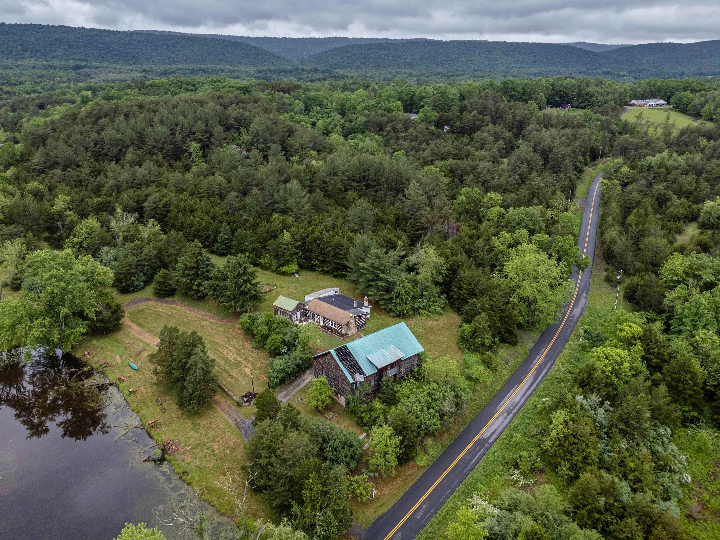 9881 Fort Valley Road Fort Valley, VA 22652 - Photo 54 of 75 an aerial view of a house with a yard