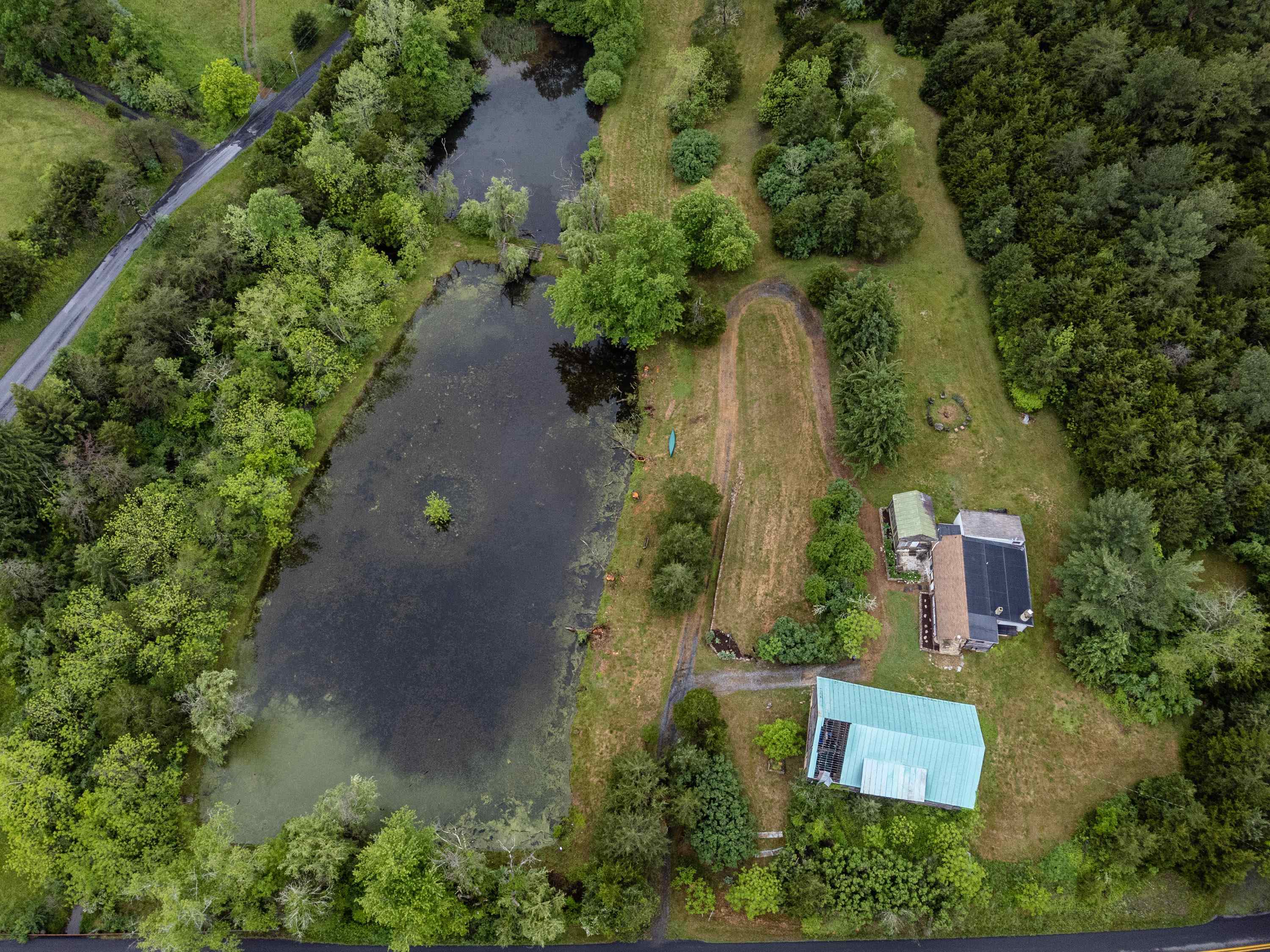9881 Fort Valley Road Fort Valley, VA 22652 - Photo 57 of 75 an aerial view of a house with outdoor space
