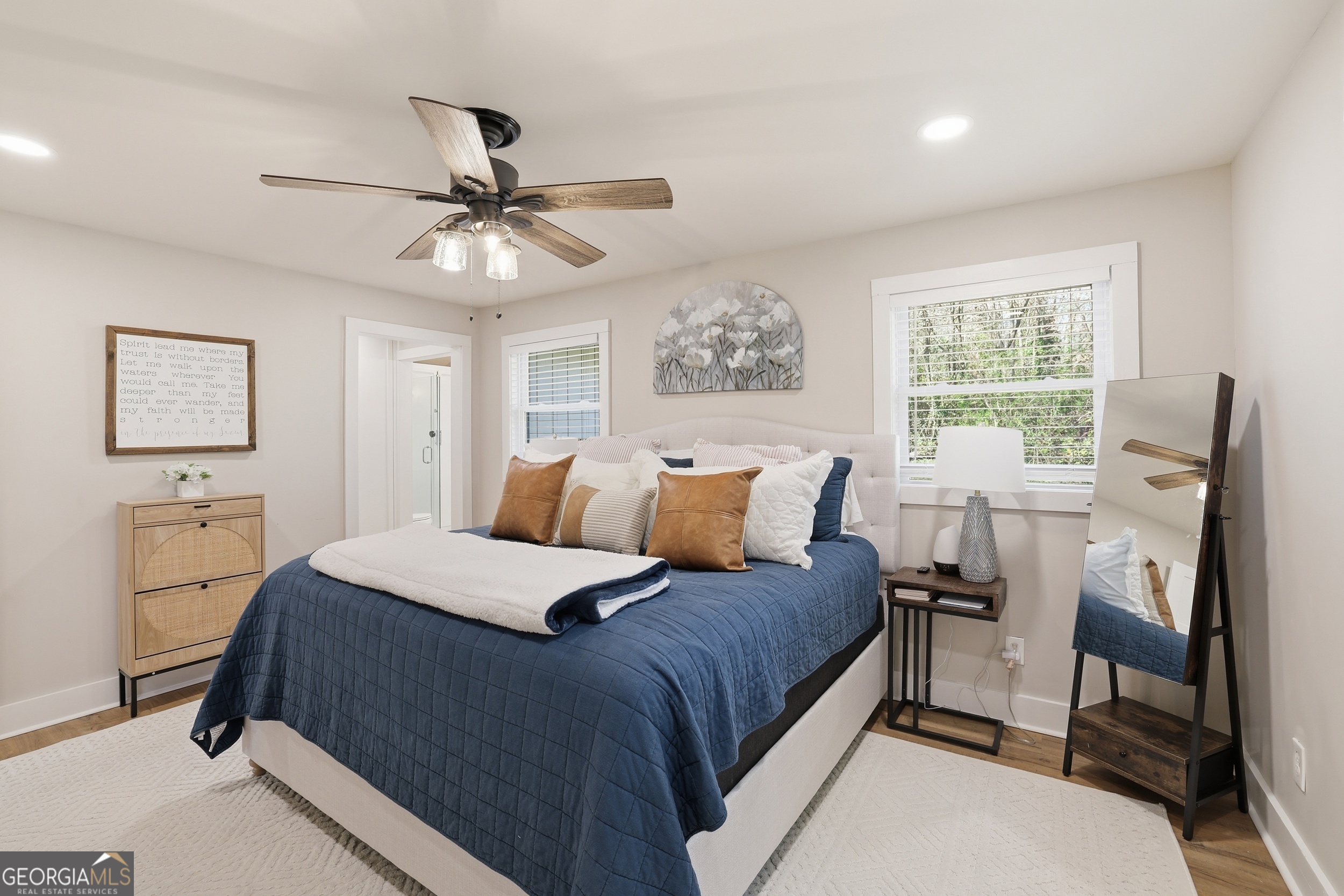 232 Stekoa Falls Road Clayton, GA 30525 - Photo 11 of 24 a bedroom with a bed and a window
