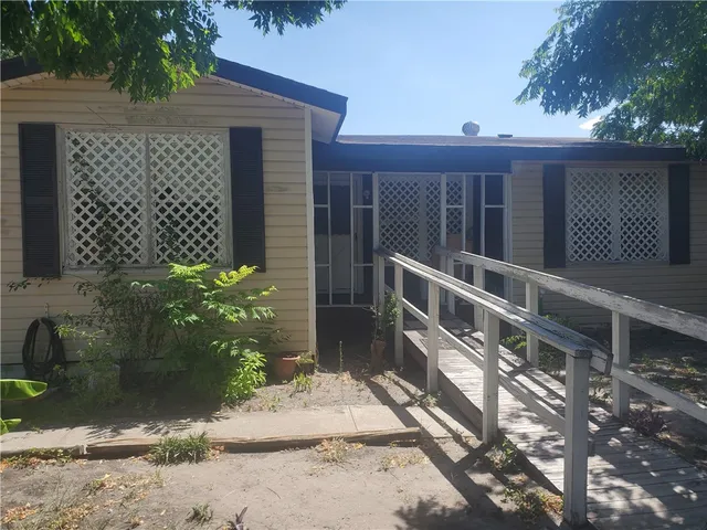 a balcony with a bench