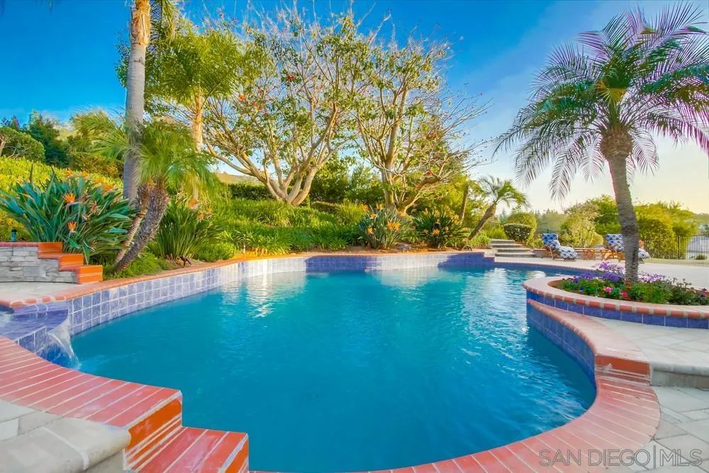 17843 Valle Verde Road Poway, CA 92064 - Photo 62 of 70 a view of a lake from a yard