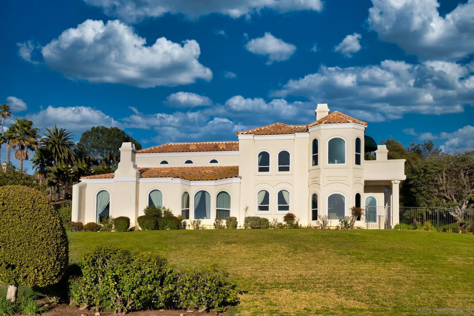 17843 Valle Verde Road Poway, CA 92064 - Photo 64 of 70 a view of a white building with a big yard