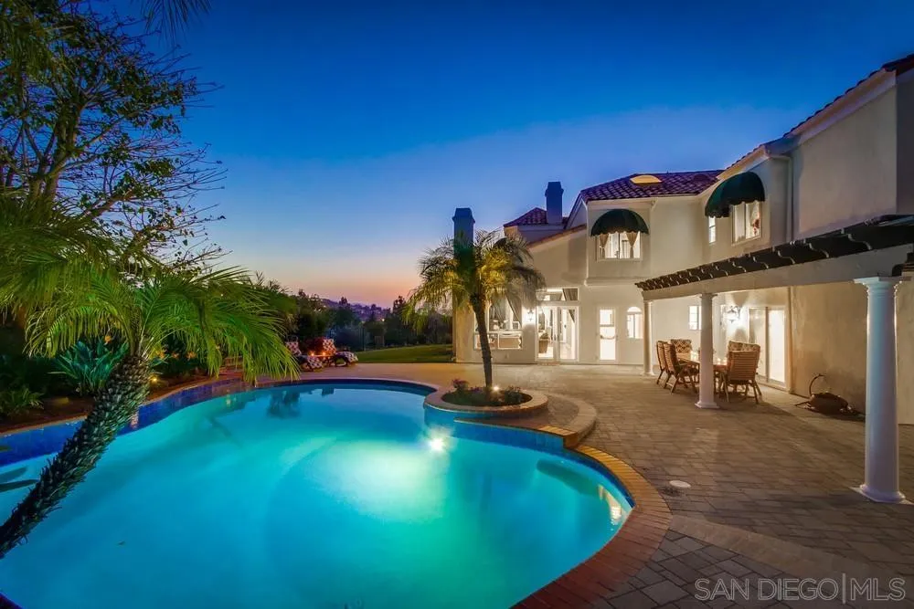 17843 Valle Verde Road Poway, CA 92064 - Photo 7 of 70 a view of a house with swimming pool