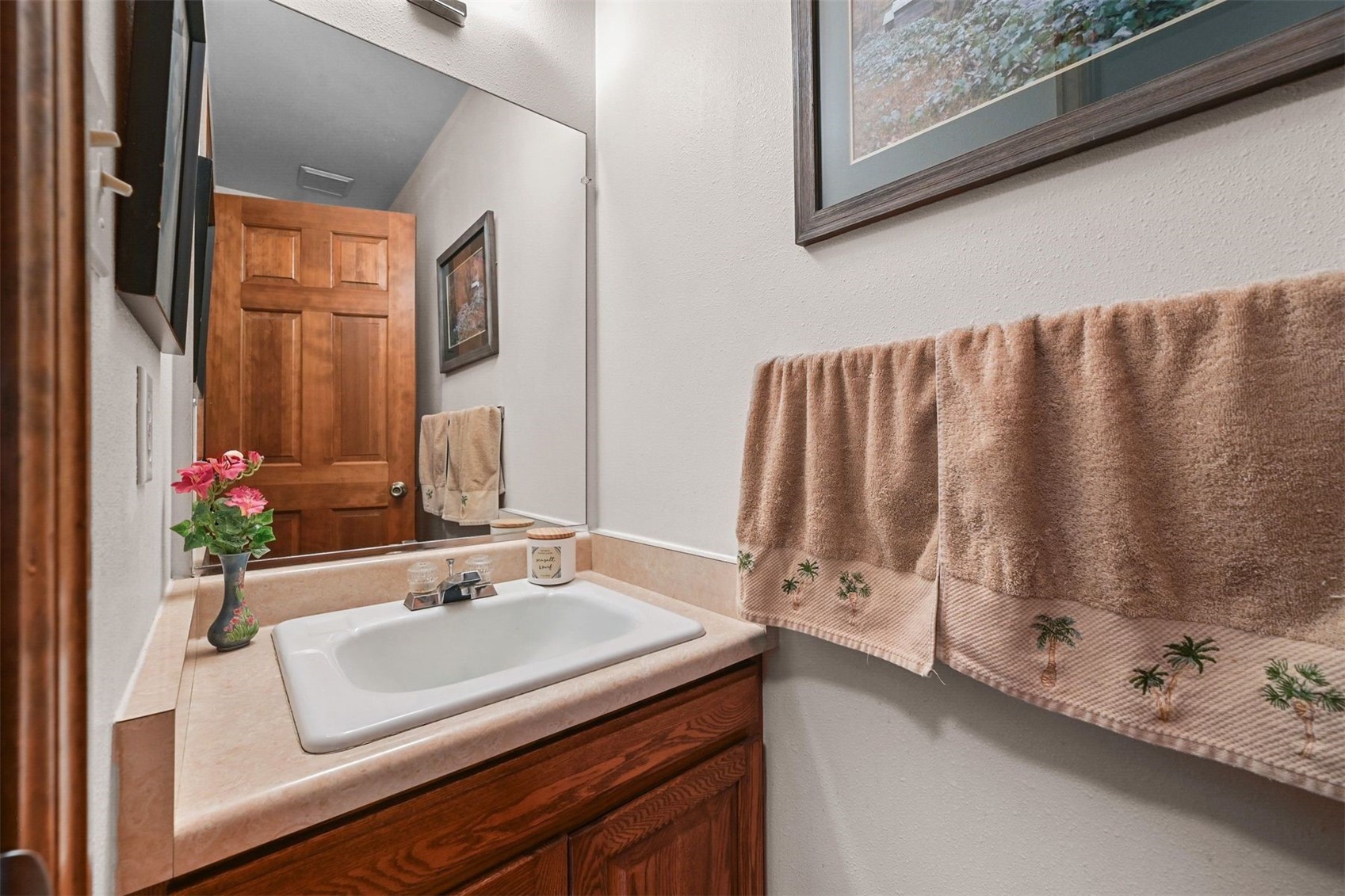 901 County Road 64 Bailey, CO 80421 - Photo 21 of 41 a bathroom with a sink and a mirror