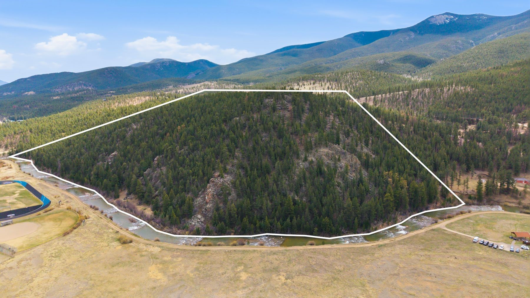 901 County Road 64 Bailey, CO 80421 - Photo 5 of 41 a view of a tennis court