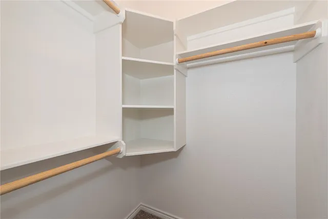 a close up view of racks on the wall