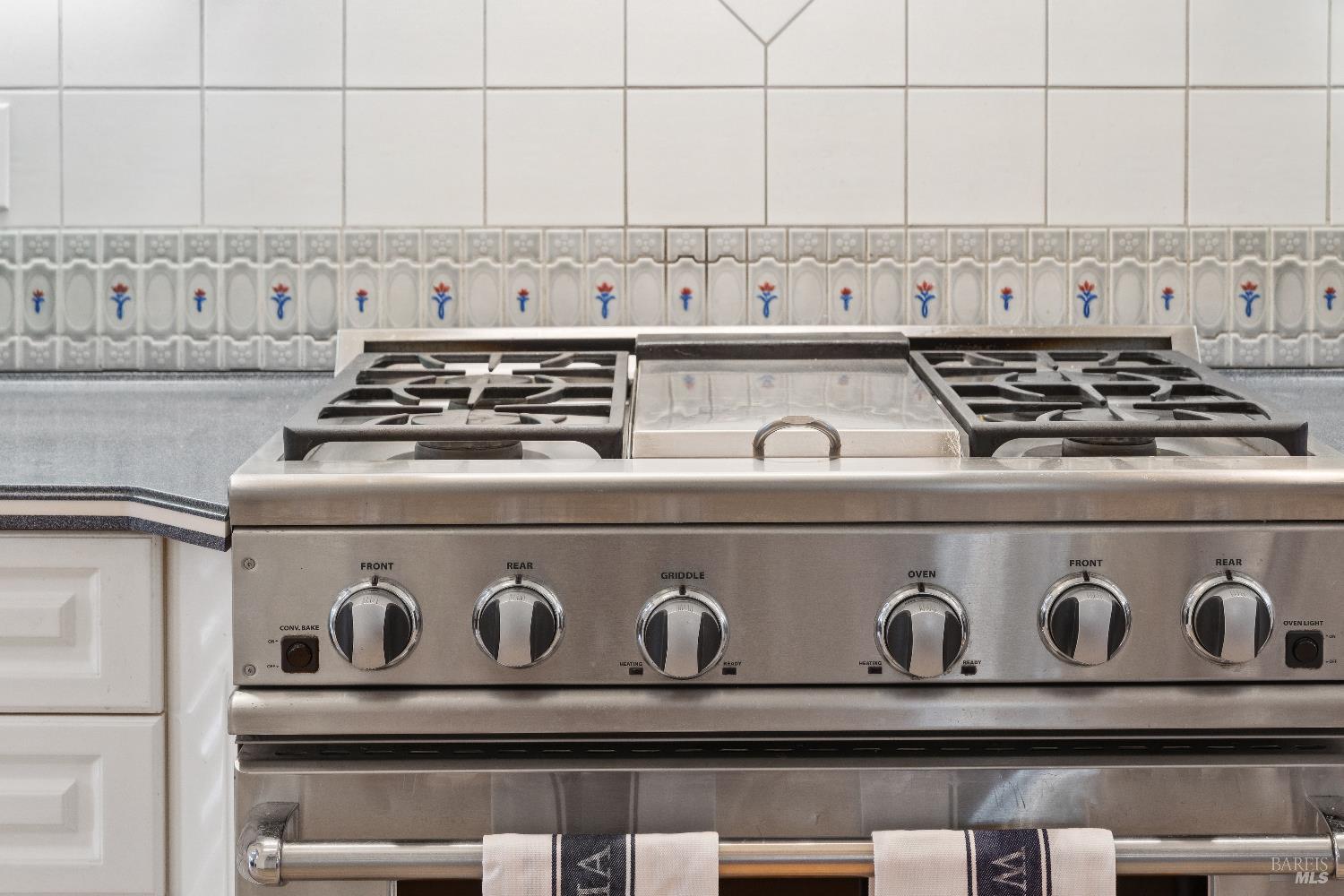 3556 Wood Valley Road Sonoma, CA 95476 - Photo 16 of 40 a close view of stove top oven