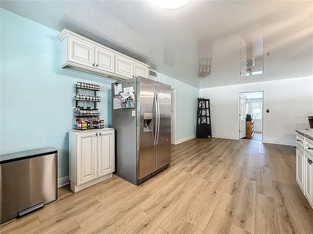 a room with a flat screen tv