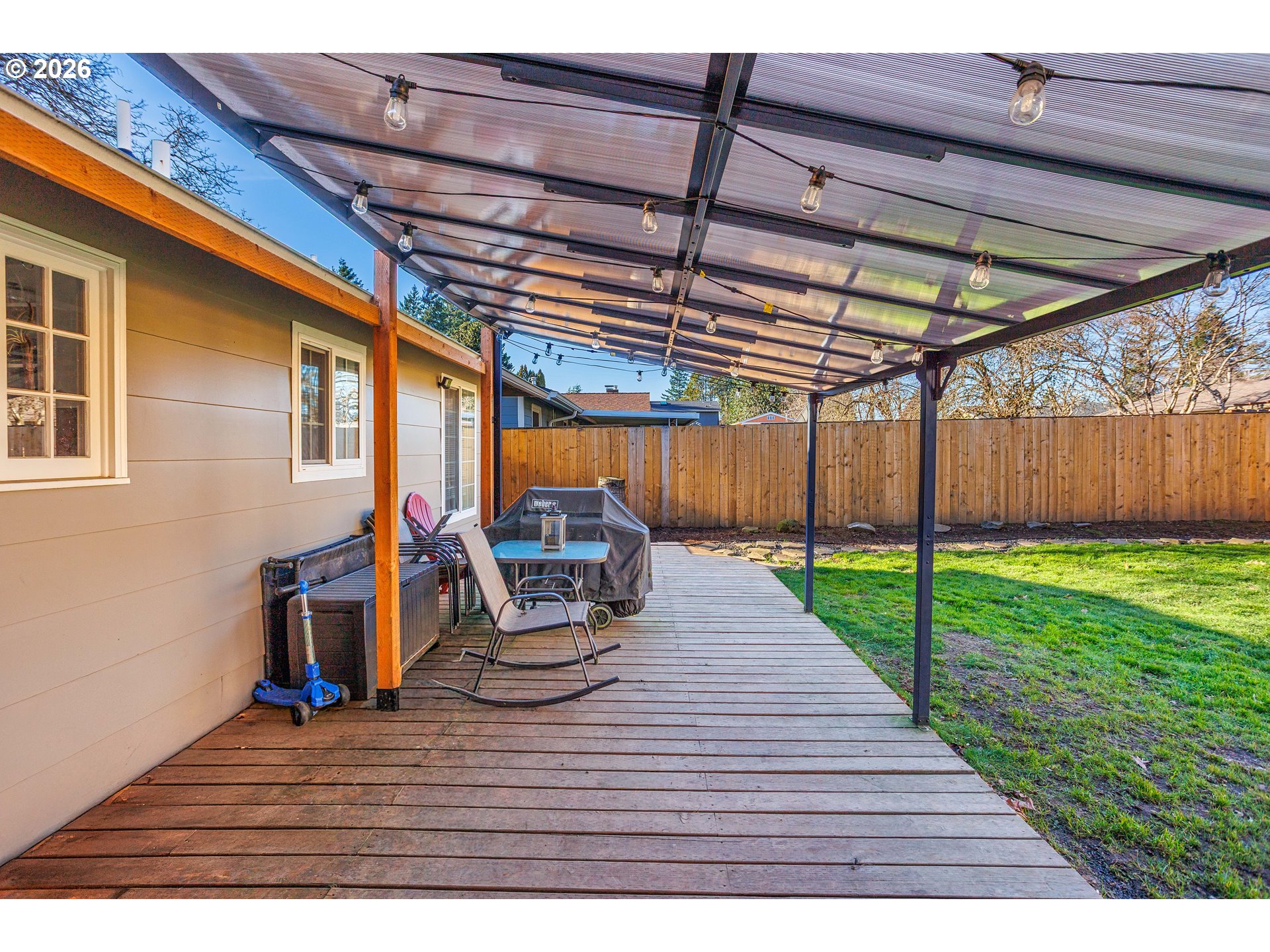 85 Northeast 23rd Street Gresham, OR 97030 - Photo 19 of 23 a view of a backyard with wooden floor
