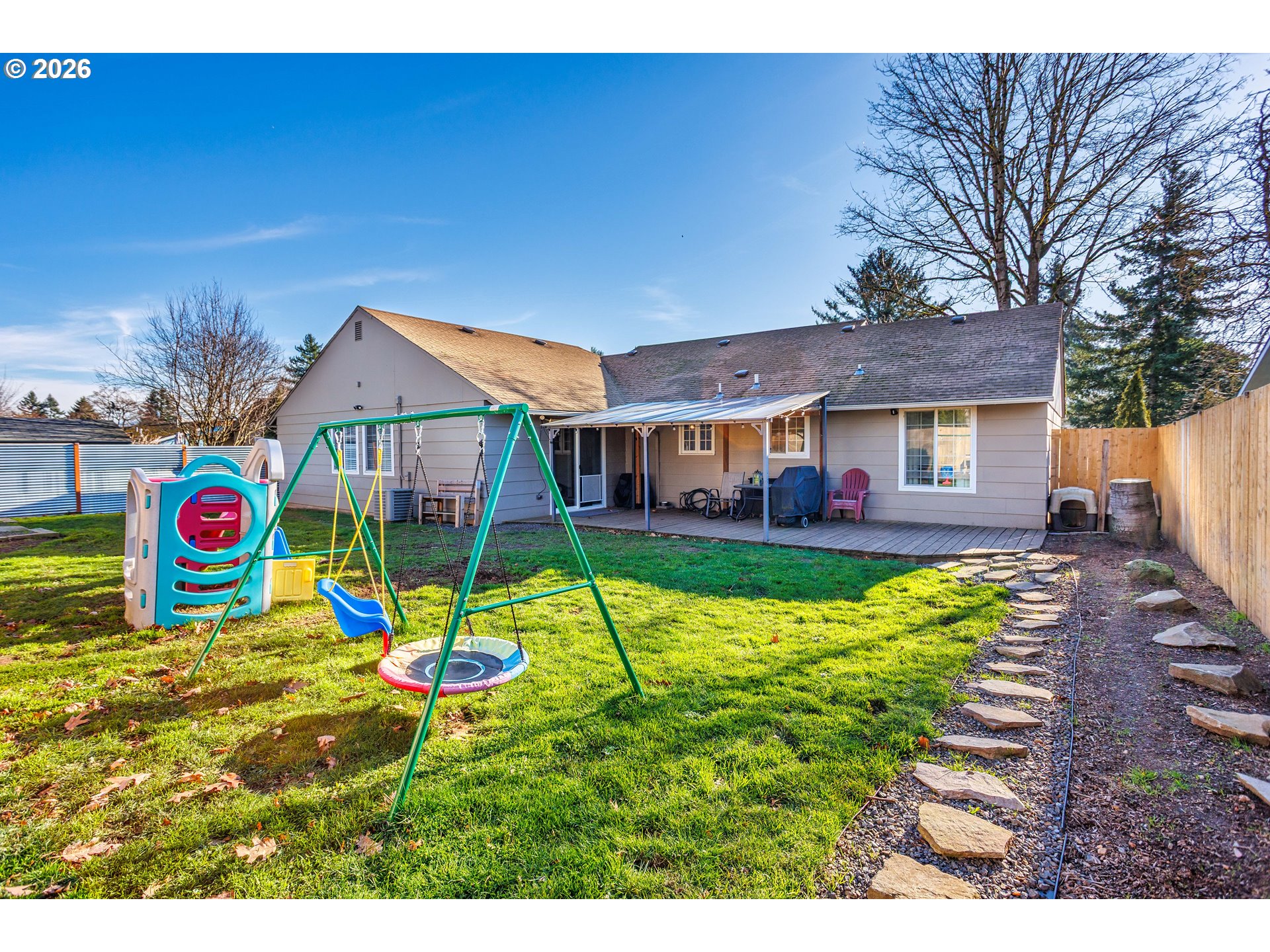 85 Northeast 23rd Street Gresham, OR 97030 - Photo 21 of 23 a view of an house with swimming pool and porch
