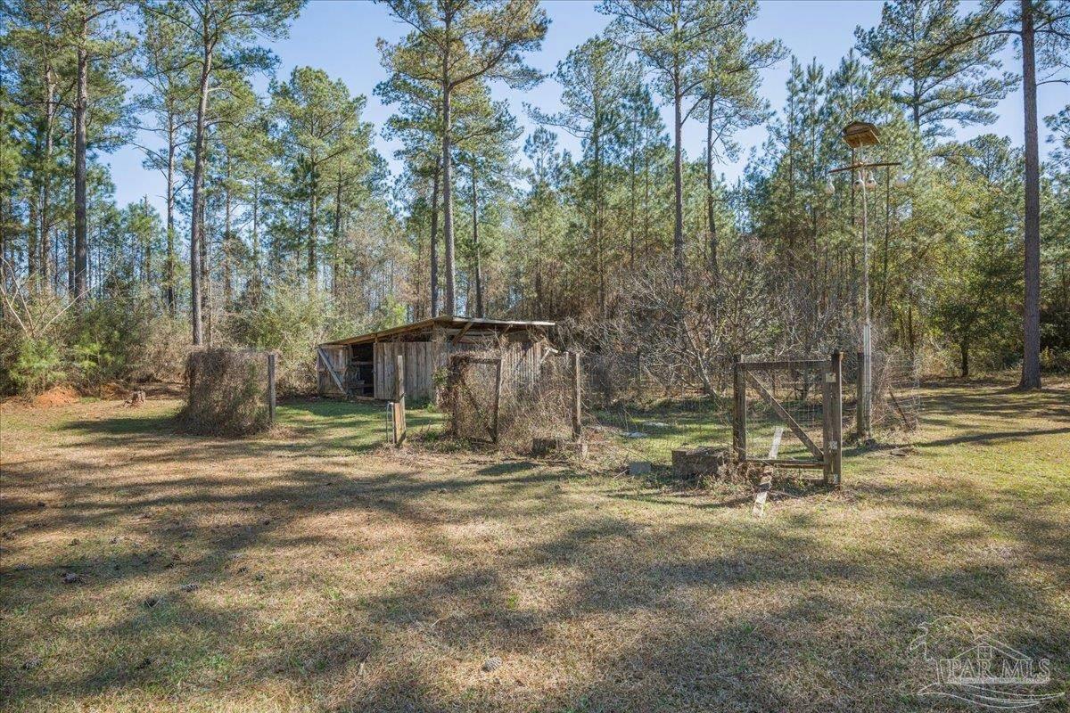 1660 Annie Penton Road Jay, FL 32565 - Photo 49 of 56 a backyard of a house with table and chairs
