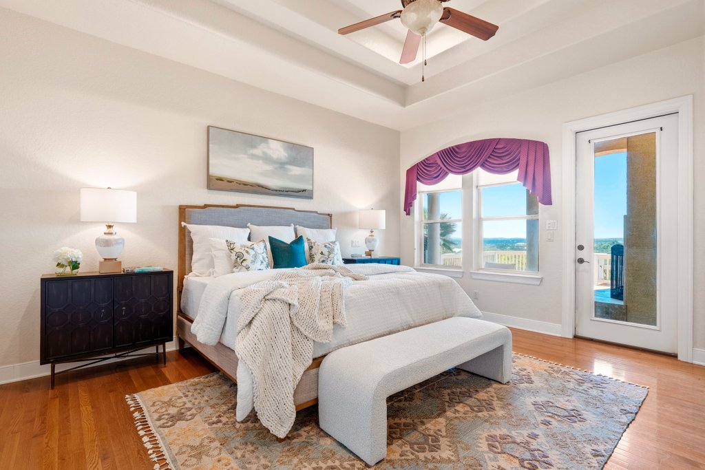 143 Champion Way Spring Branch, TX 78070 - Photo 13 of 40 a bed room with a bed and a window