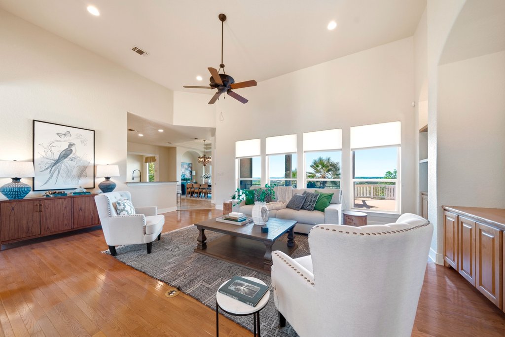 143 Champion Way Spring Branch, TX 78070 - Photo 4 of 40 a living room with furniture and a window