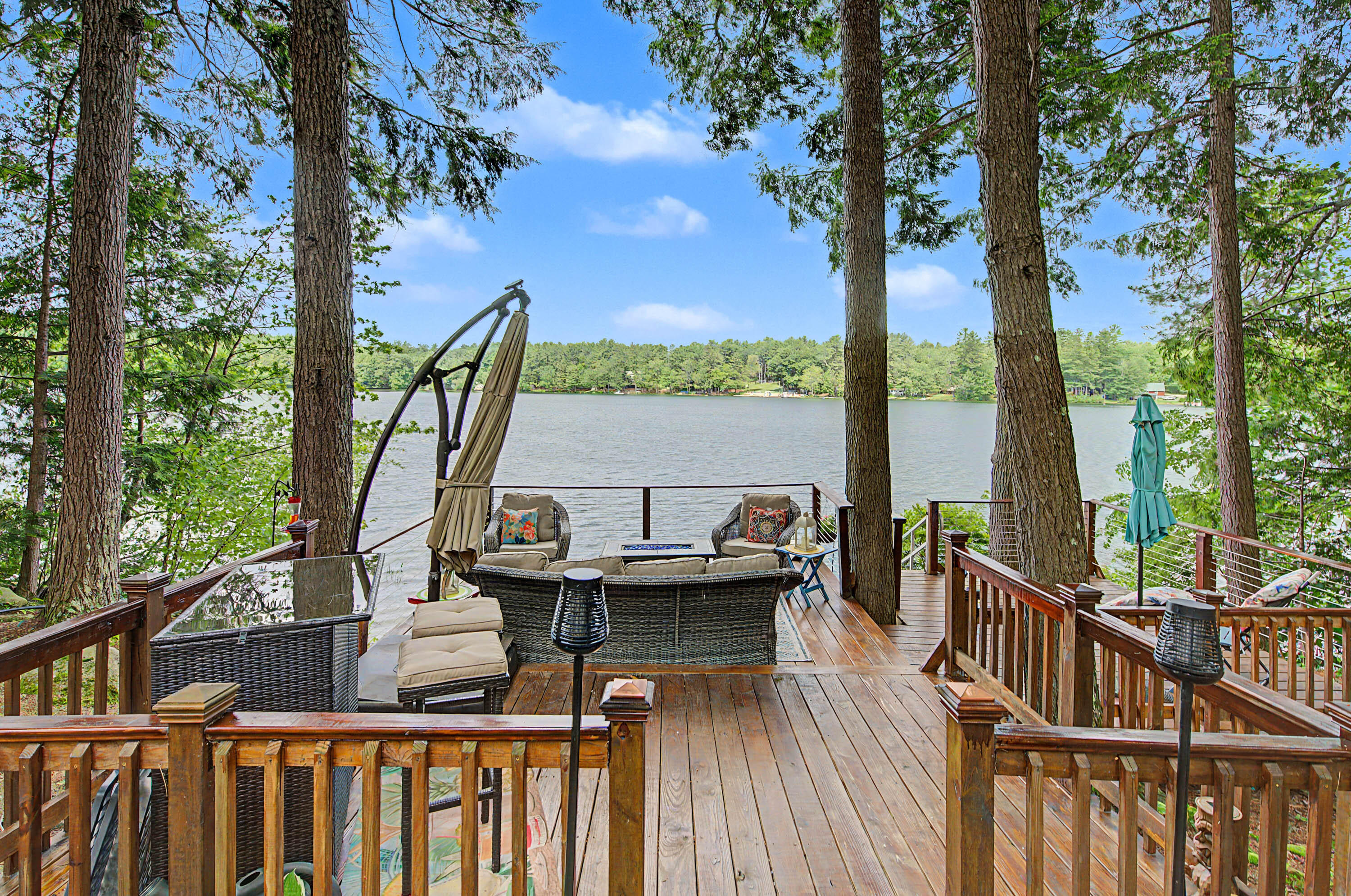 141 Coffee Pond Road Casco, ME 04015 - Photo 25 of 36 Lakeffront deck