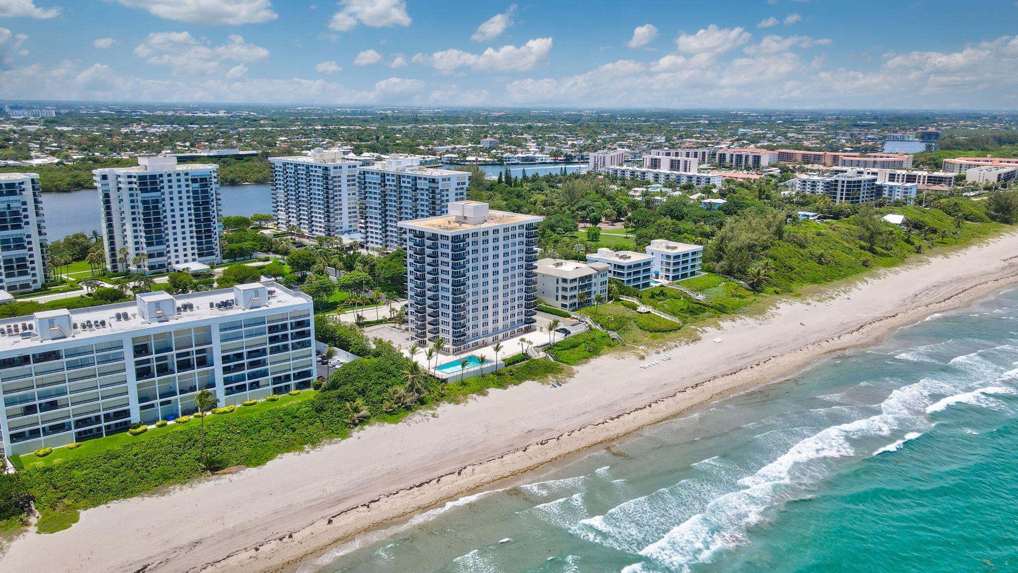 2066 North Ocean Boulevard, Unit 14NW Boca Raton, FL 33431 - Photo 34 of 39 AERIAL