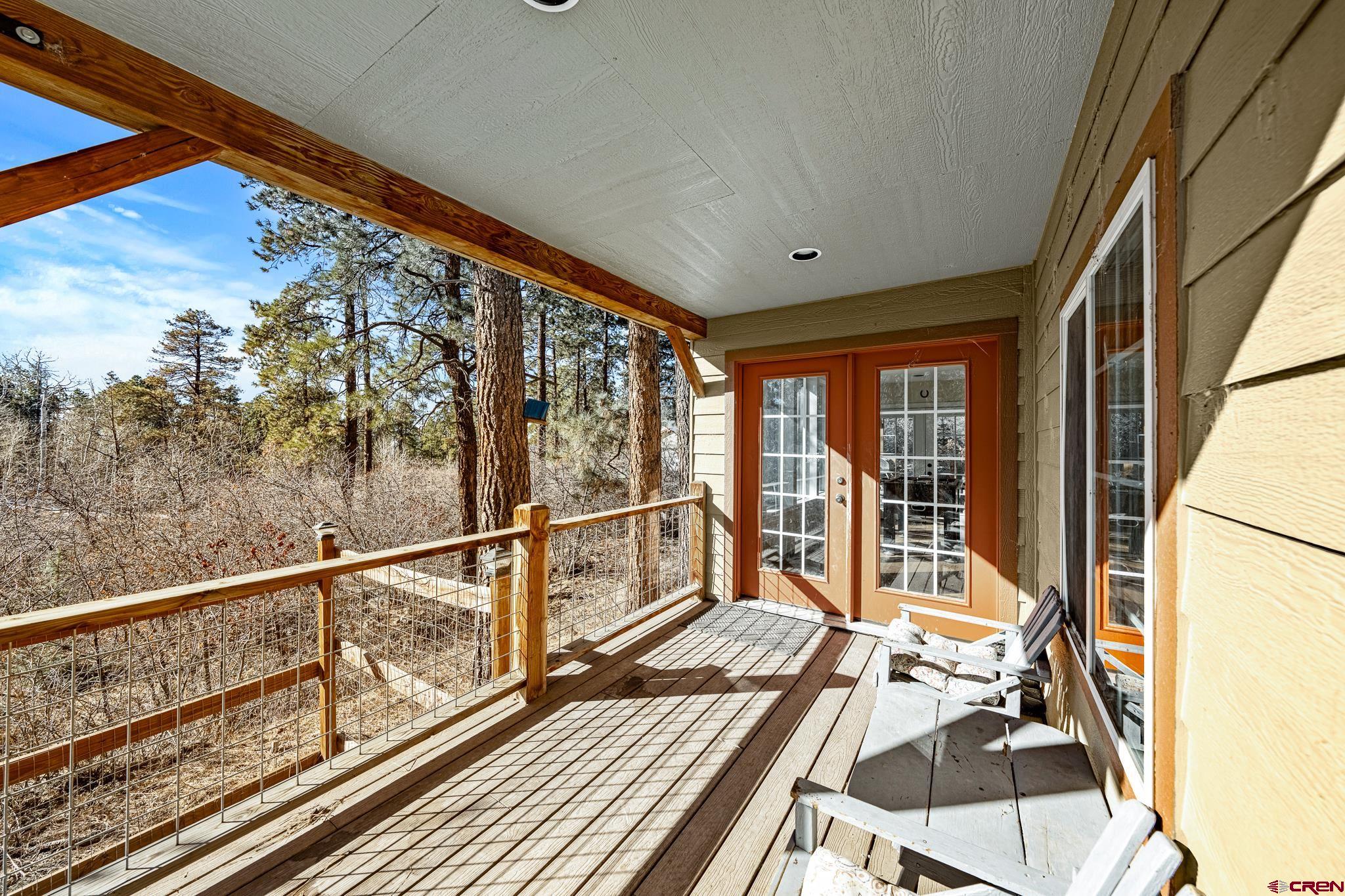 700 Blue Ridge Drive Bayfield, CO 81122 - Photo 26 of 30 a view of balcony and wooden floor