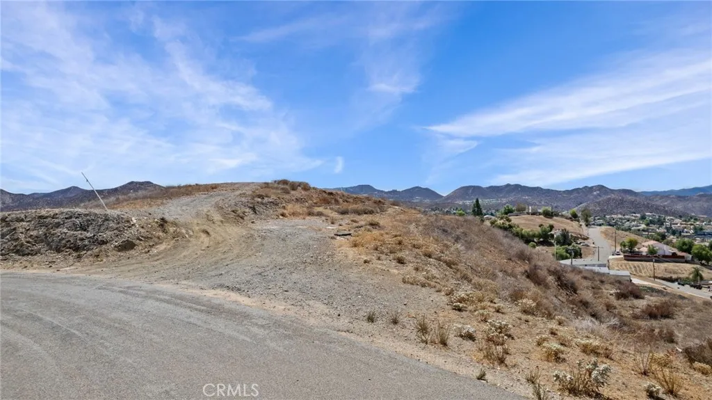 0 Cooper View Drive Menifee, CA 92587 - Photo 2 of 32 a view of a dry yard with mountains in the background