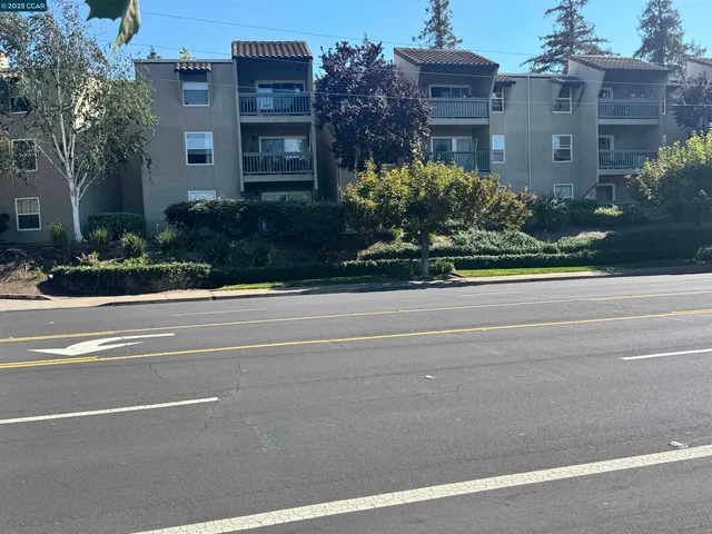 a front view of a building