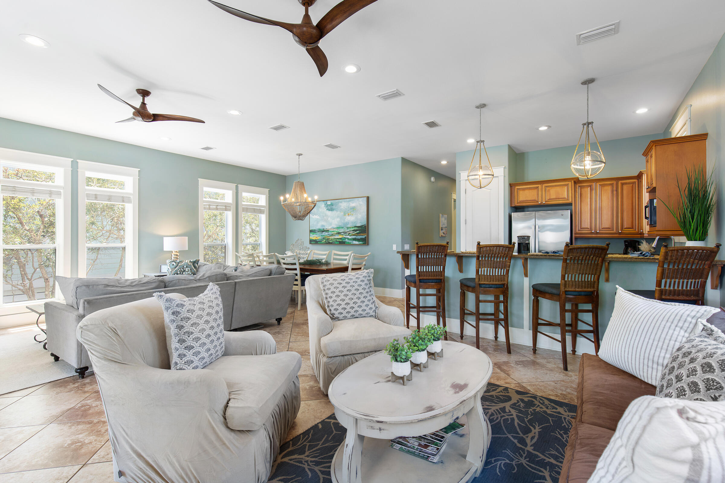 8 Dunes Estates Boulevard Santa Rosa Beach, FL 32459 - Photo 12 of 42 a living room with furniture and a large window