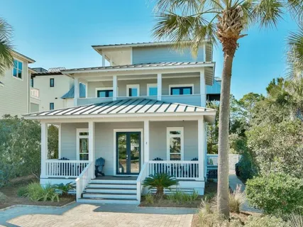 a view of balcony with furniture