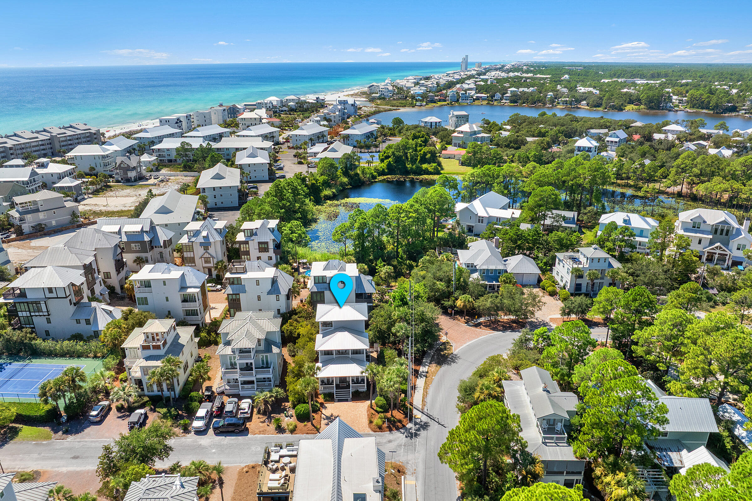 8 Dunes Estates Boulevard Santa Rosa Beach, FL 32459 - Photo 36 of 42 an aerial view of multiple house