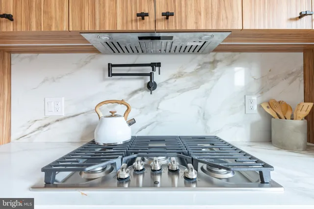 a bathroom with a shower and a tub