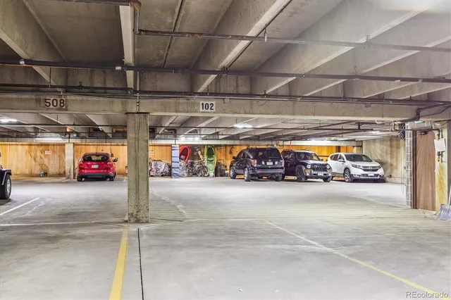 a view of car parking
