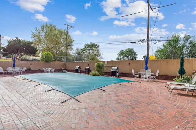 a view of terrace with seating space