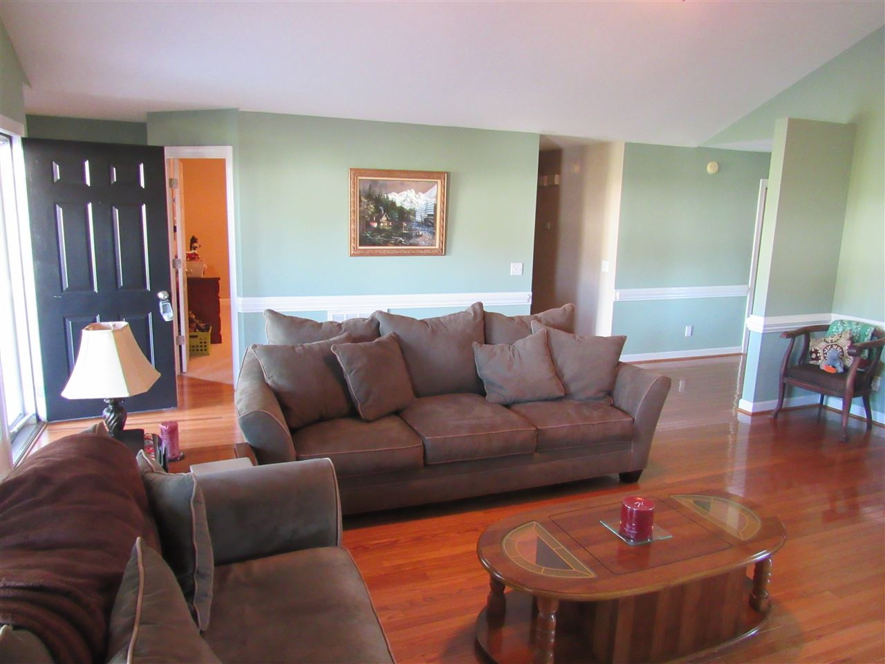 279 Steve Ridge Willow Spring, NC 27592 - Photo 4 of 25 OPEN Living Rm w/ SOARING Cathedral Ceiling!