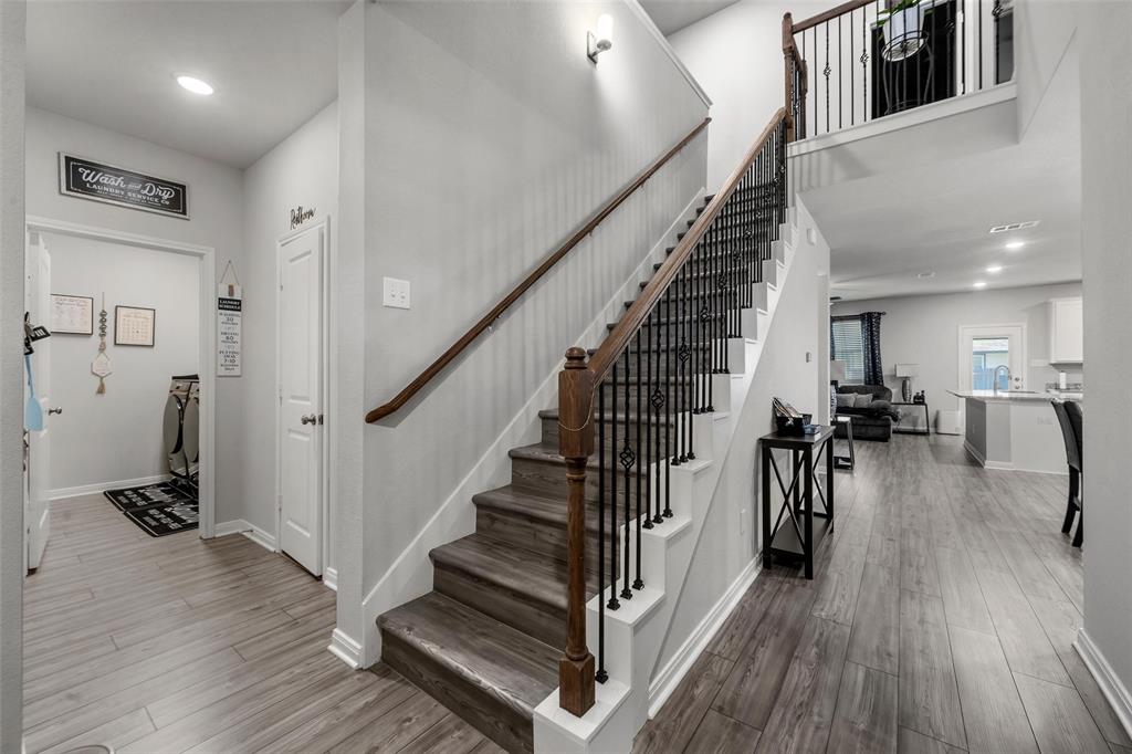 3525 Beutel Road Lorena, TX 76655 - Photo 16 of 34 a view of entryway and hall with wooden floor