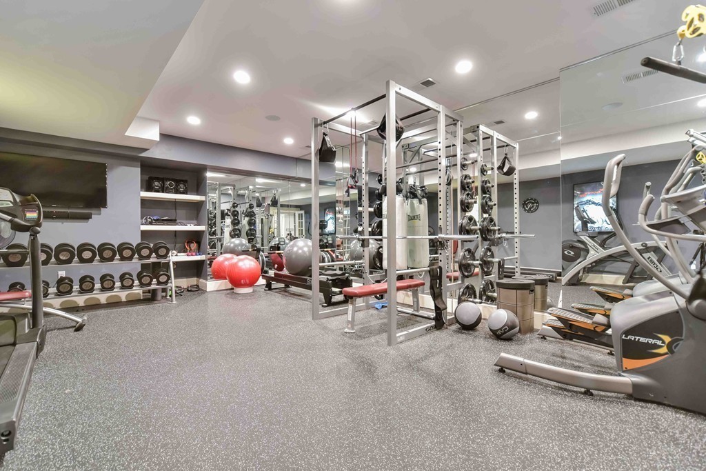458 Heath Street Brookline, MA 02467 - Photo 24 of 28 a view of a room with gym equipment