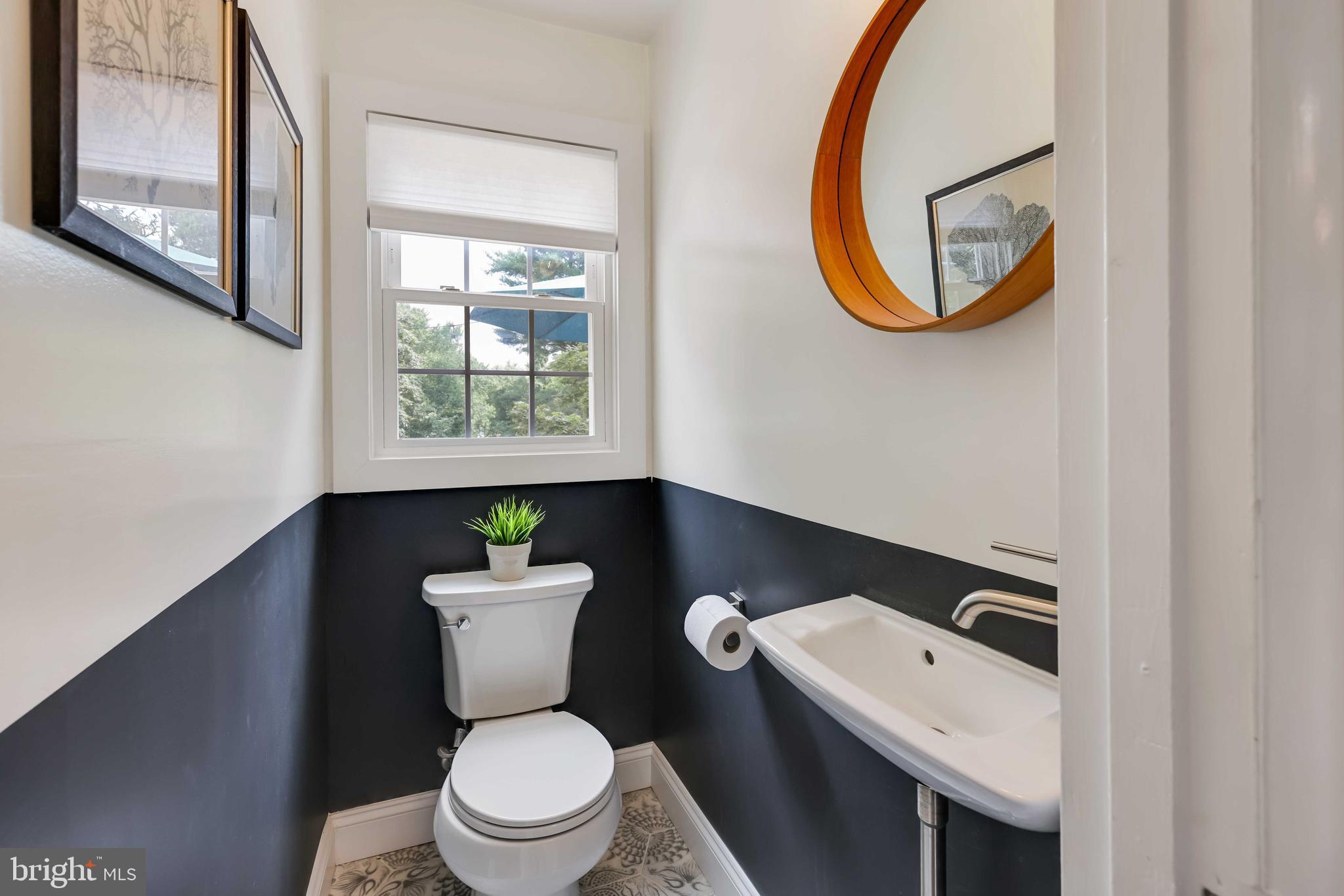 455 Schley Road Annapolis, MD 21401 - Photo 23 of 67 Powder room with beautiful patterned tile floor