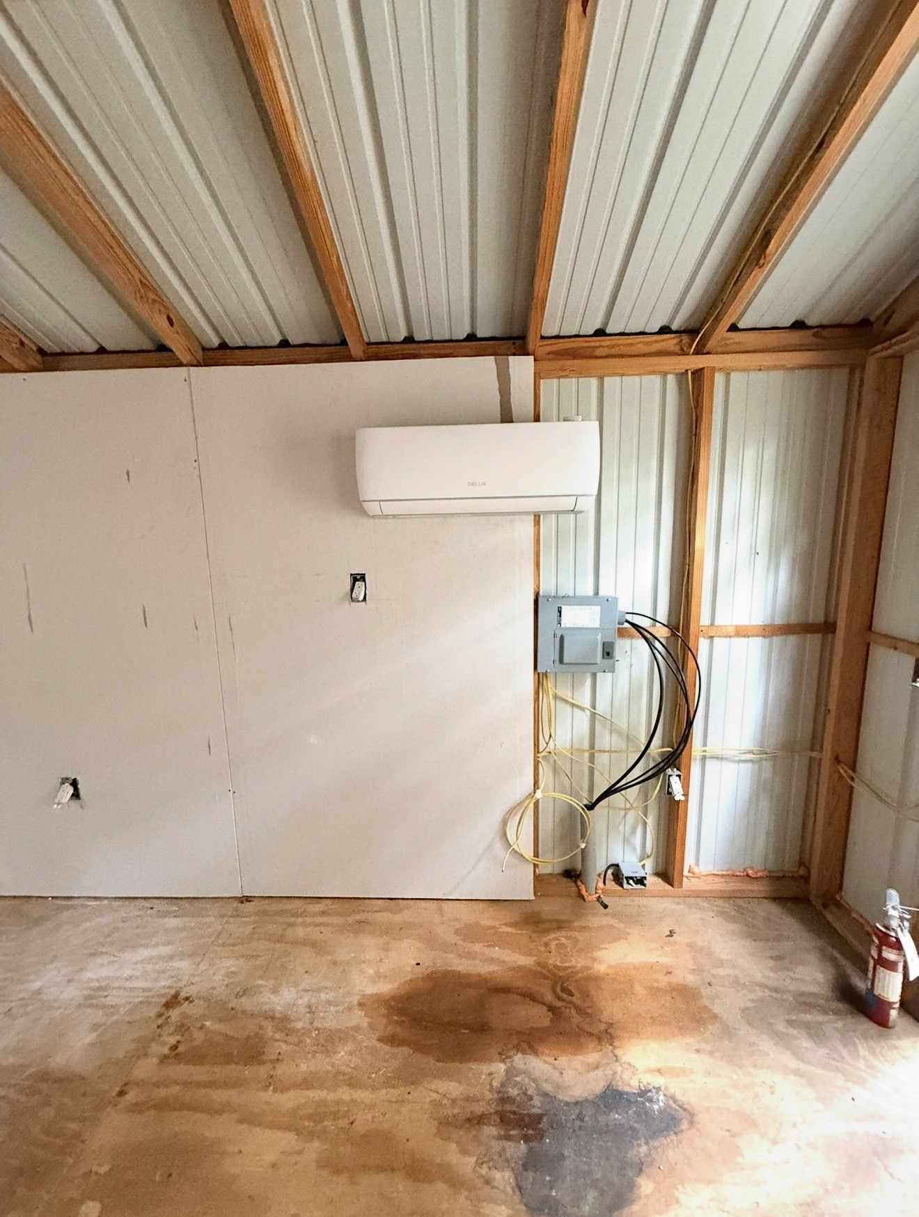 Tbd Lakeshore Point Livingston, TX 77351 - Photo 11 of 15 Shed #1 Interior. AC Split indoor air handler