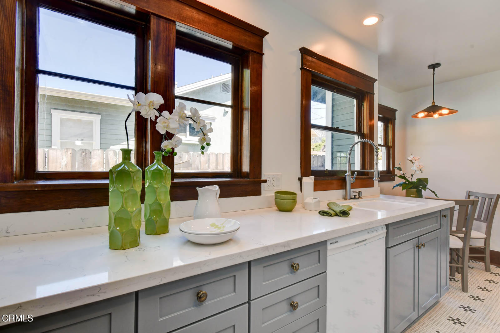 149 Grand Avenue Monrovia, CA 91016 - Photo 11 of 50 a bathroom with a double vanity sink and a mirror