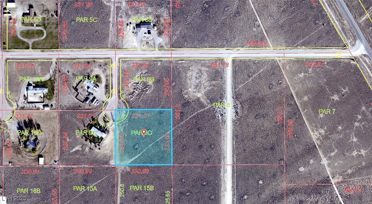 Map of property location with property parcel outlined