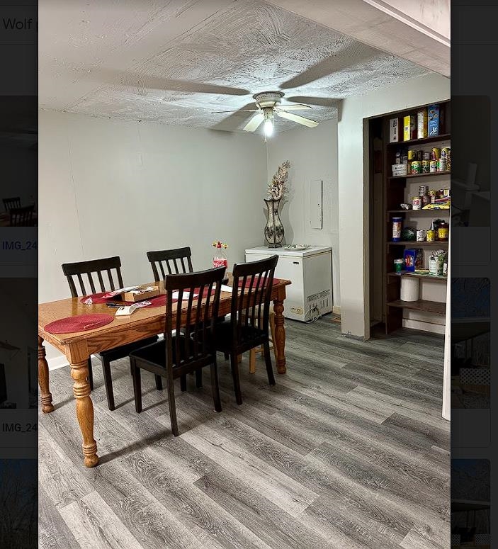 8825 Wolf Pen Road Pocahontas, TN 38061 - Photo 3 of 14 a view of a dining room with furniture and wooden floor