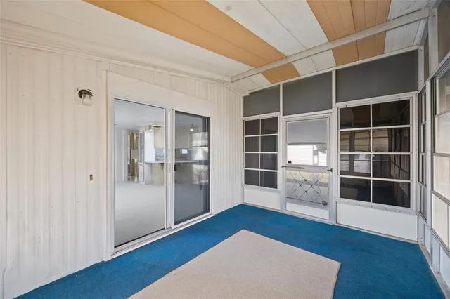 a view of work space with windows