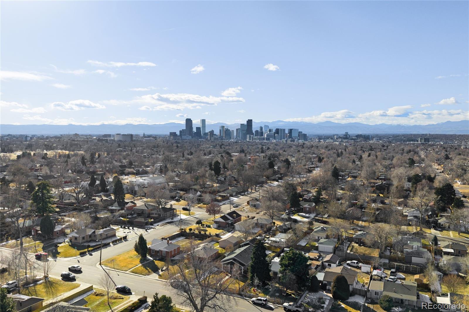 3017 Steele Street Denver, CO 80205 - Photo 24 of 36 an aerial view of a city