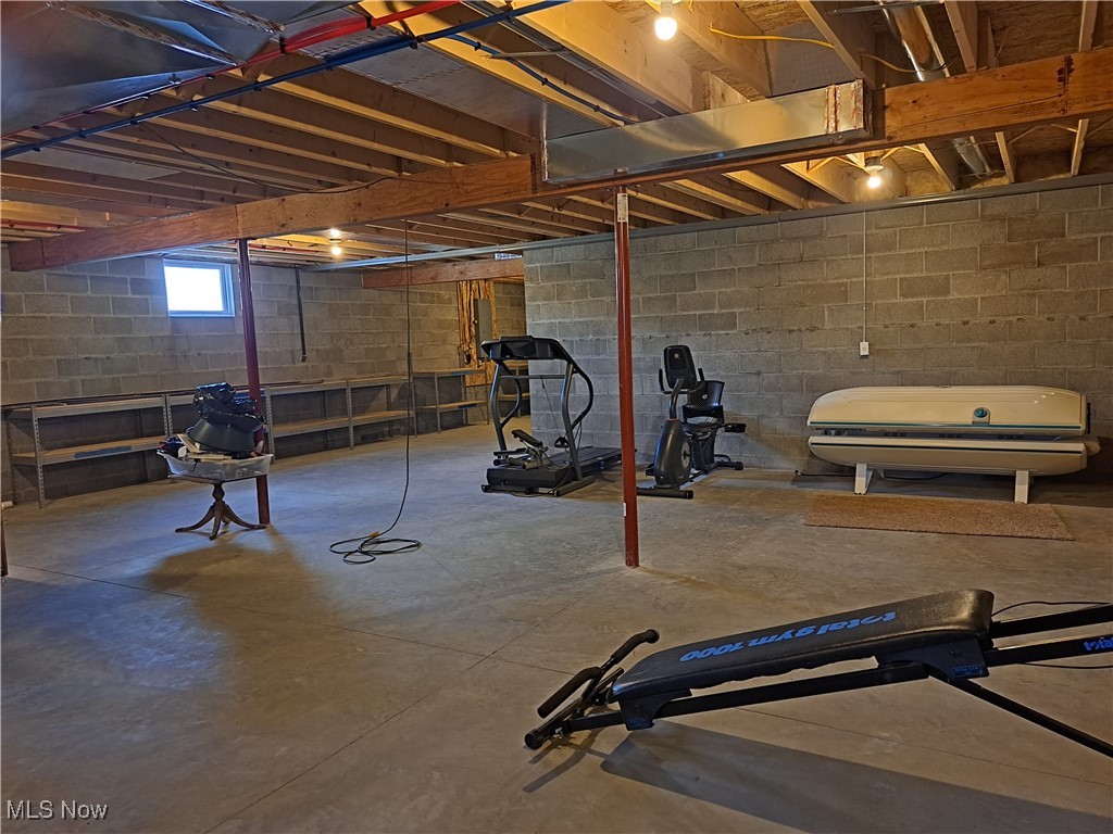 63877 Larrick Ridge Road Cambridge, OH 43725 - Photo 36 of 43 Large unfinished basement
