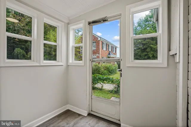 a view of an entryway