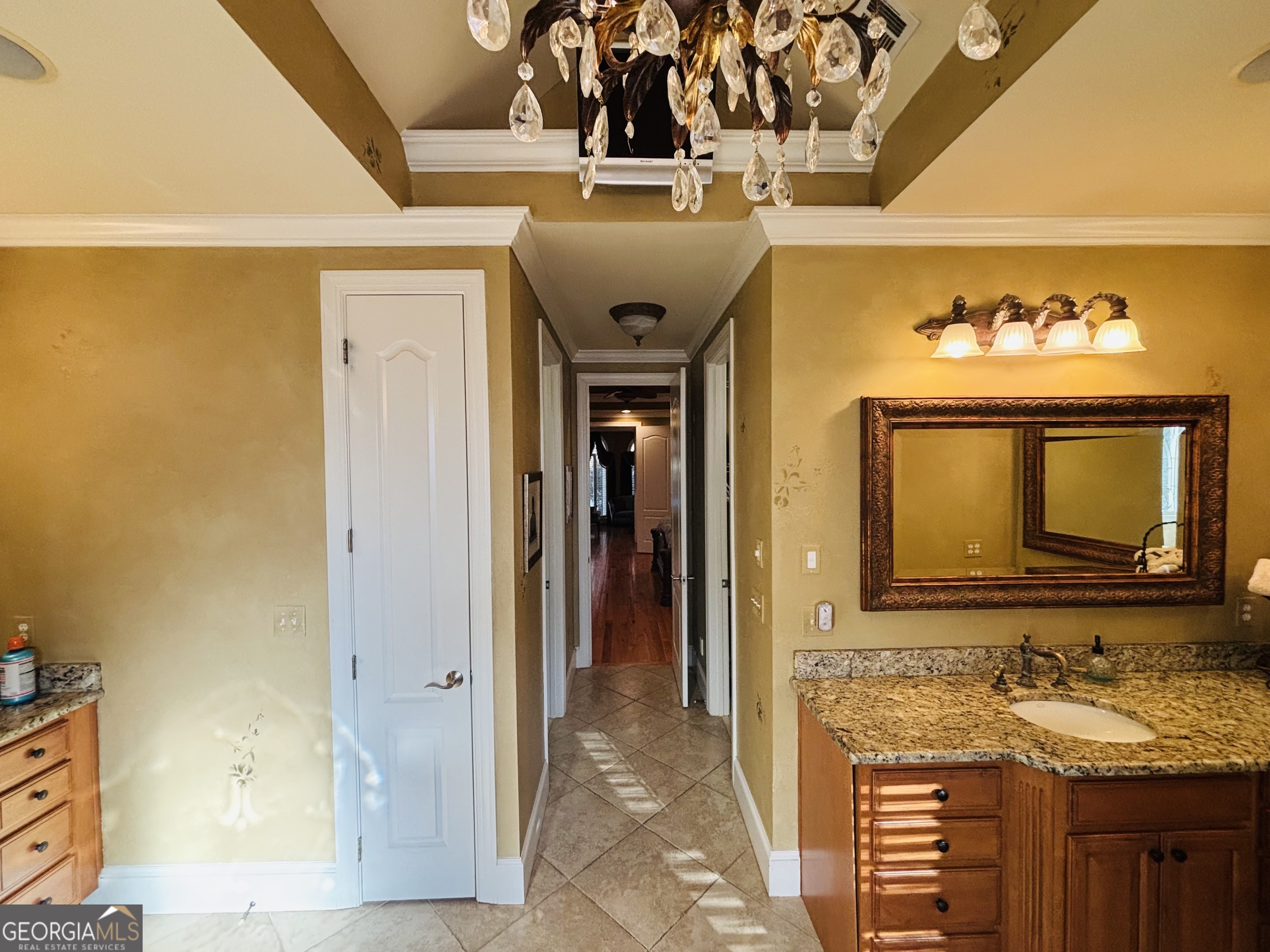 74 Waterford Path Hiram, GA 30141 - Photo 24 of 43 a bathroom with a sink and a mirror