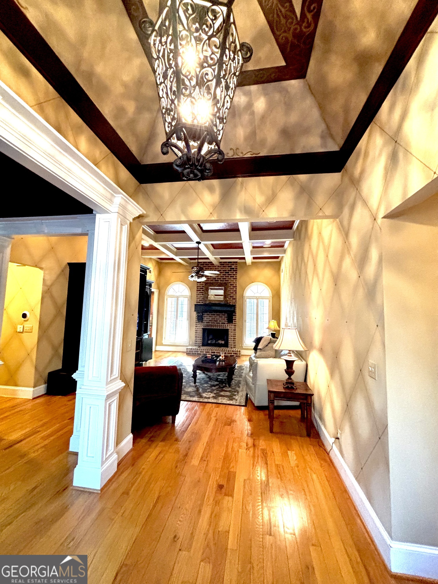 74 Waterford Path Hiram, GA 30141 - Photo 9 of 43 a view of living room with furniture and a large window
